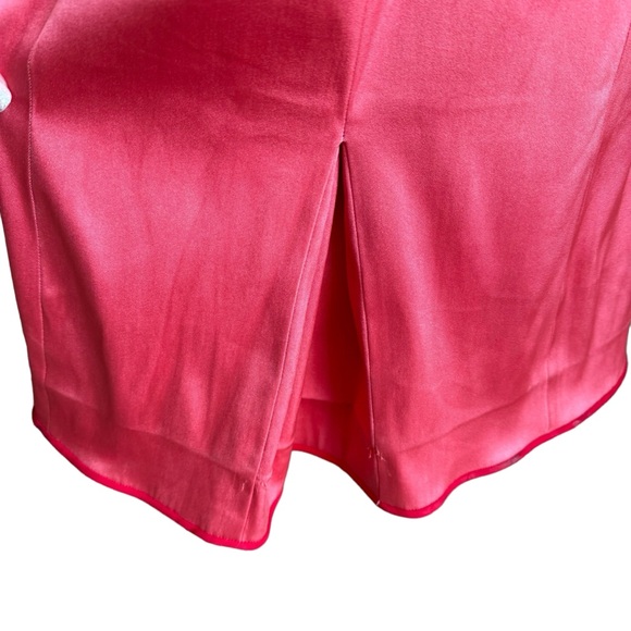 Zac Posen Coral Pink Strapless Sweetheart Fitted Bodycon Cocktail Dress Size 6/8 - Picture 10 of 16